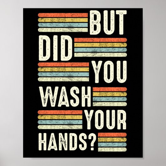 Maar heb je je hand met je handen gewassen? poster (Voorkant)