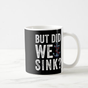 Maar hebben we de boot gezonken Scheepskapitein Po Koffiemok