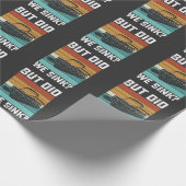 Maar hebben we de bootkapitein laten zinken? cadeaupapier (Hoek)