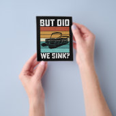 Maar hebben we de bootkapitein laten zinken? flyer (Hand)