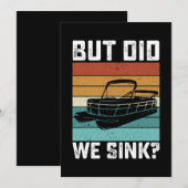 Maar hebben we de bootkapitein laten zinken? kaart (Voorkant / Achterkant)