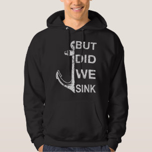 Maar hebben we de grappige boot eigenaar kapitein  hoodie