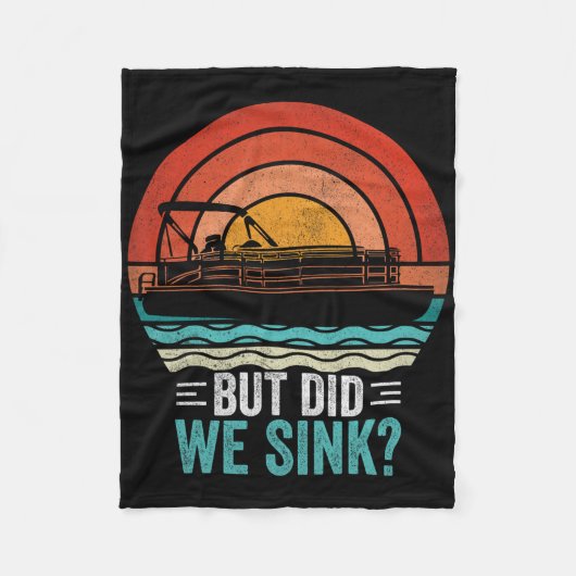 Maar hebben we de pontonboot grappig kapitein vare fleece deken (Voorkant)