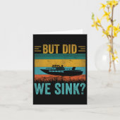 Maar hebben we ponton grappige kapitein varen Vint Kaart (Gele Bloem)