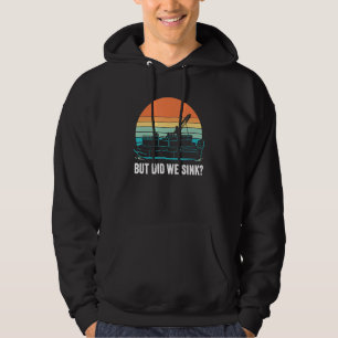 Maar hebben we Pontoon Boat kapitein Sunset Boatin Hoodie