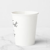 Maar het eerste koffie citaat is eenvoudig papieren bekers (Links)