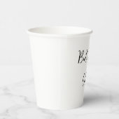 Maar het eerste koffie citaat is eenvoudig papieren bekers (Rechts)