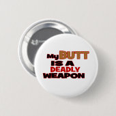 Maar het is een dodelijk wapen ronde button 5,7 cm (Voorkant /achterkant)