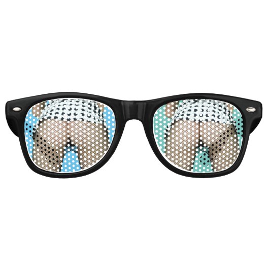 MAAR HET MAN (LADIES BOTTOM) ZONLEN VLOEISGASSEN. RETRO ZONNEBRIL (Voorkant)