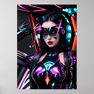 Maar het masker was haar gezicht poster