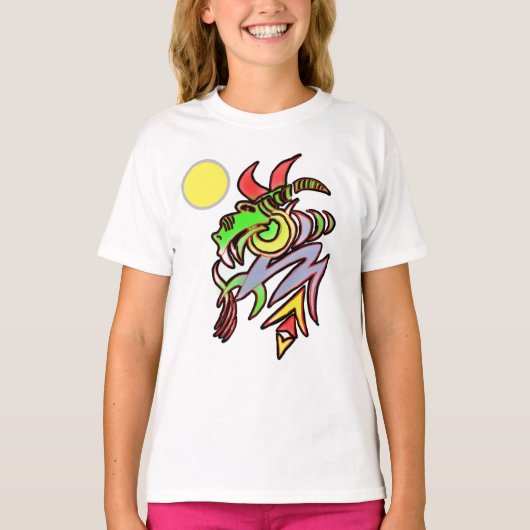 Maar het was een goed visschot, Graffiti dragon T-shirt (Voorkant)