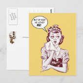 Maar hij zei dat hij van me hield. briefkaart (Voorkant / Achterkant)