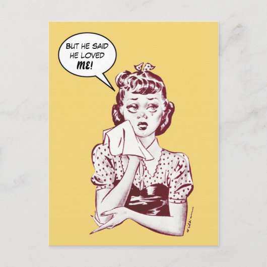 Maar hij zei dat hij van me hield. briefkaart (Voorkant)