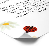 Maar hoe groot is mama's buik Baby shower spel Poster (Hoek)