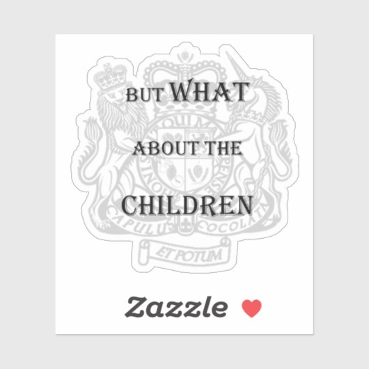 Maar hoe zit het met de kinderen sticker (Vel)