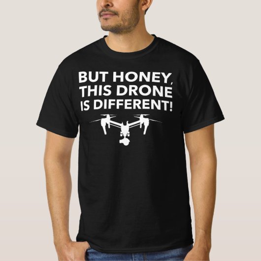 Maar honing Deze drank is anders - FPV Quadcopter T-shirt (Voorkant)
