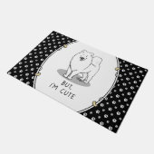 Maar ik ben Cute Samoyed Dog Deurmat (Schuin)