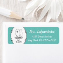 Maar ik ben Cute Samoyed Dog