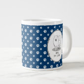 Maar ik ben Cute Samoyed Dog Funny Sammie Grote Koffiekop (Voorkant rechts)