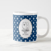 Maar ik ben Cute Samoyed Dog Funny Sammie Grote Koffiekop (Rechts)