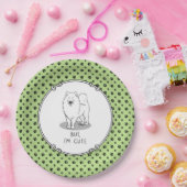 Maar ik ben Cute Samoyed Dog Papieren Bordje (Feest)