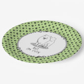 Maar ik ben Cute Samoyed Dog Papieren Bordje (Gekanteld)