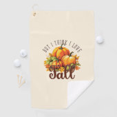 Maar ik denk dat ik hou van Herfst - pompoenen en Golfhanddoek (Insitu)