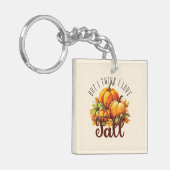 Maar ik denk dat ik hou van Herfst - pompoenen en Sleutelhanger (Voorkant Links)