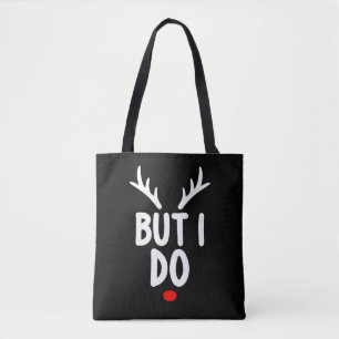Maar ik doe bijpassende kerst outfits familie tote bag