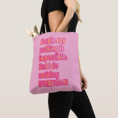 Maar ik doe elke dag niets tote bag (Dichtbij)