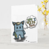 Maar ik mis u kaart (Gele Bloem)