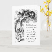 Maar ik wil niet onder Gekke Mensen gaan Kaart (Gele Bloem)