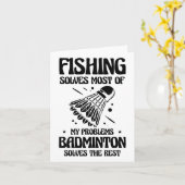 Maar in mijn hoofd speel ik badmintonspeler Shuttl Kaart (Gele Bloem)