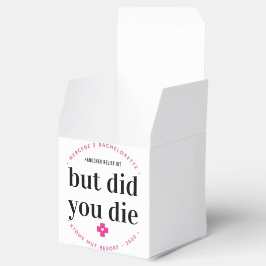 Maar je bent die Hangover gepersonaliseerde Bachel Bedankdoosjes (Geopend)