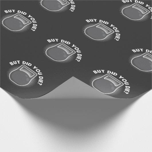 Maar je bent net zo goed als Kettlebell Gym Workou Cadeaupapier (Hoek)