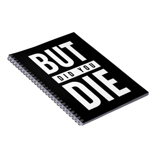 Maar je ging dood notitieboek (Rechterzijde)