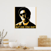 Maar je ging dood poster (Keuken)