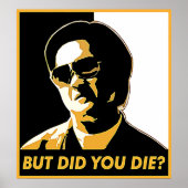 Maar je ging dood poster (Voorkant)