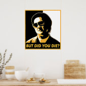 Maar je ging dood poster (Keuken)