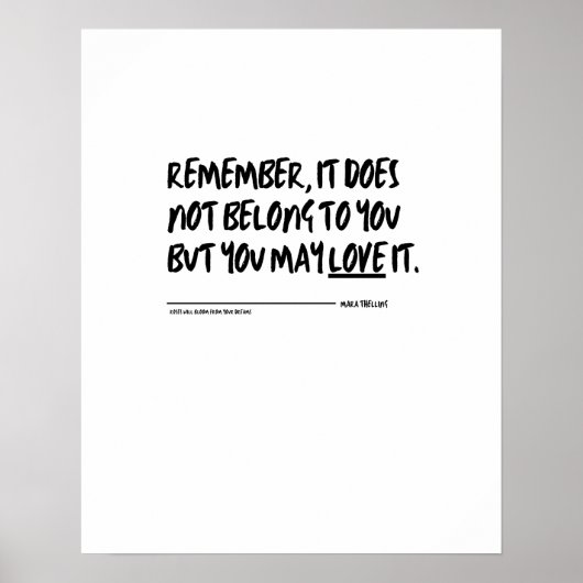 "Maar je mag het leuk vinden" Poster (Voorkant)