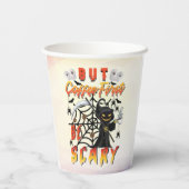 Maar koffie is eerst eng papieren bekers (Achterkant)