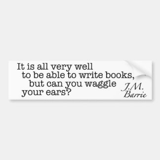 Maar kun je je oorlogen uitzwaaien? bumpersticker