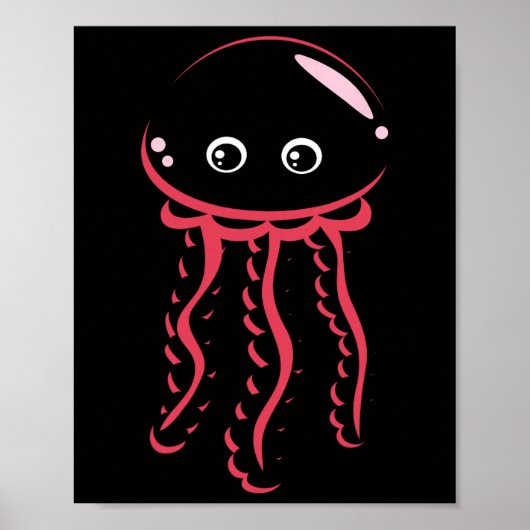 Maar kwal lachende kostuum schattig dier Halloween Poster (Voorkant)