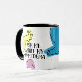 "...maar laat me eerst mijn koffie afmaken!" mok (Voorkant links)