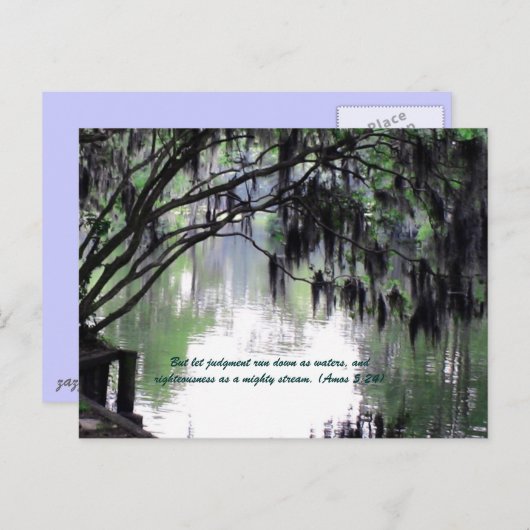 Maar laten we het oordeel afzwakken als water, en briefkaart (Voorkant / Achterkant)