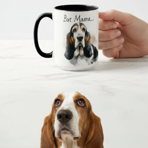 Maar mama....... Basset Hound Moderne Mok