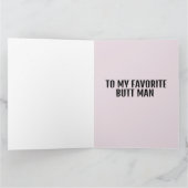 MAAR MAN FUNNY BIRTHDAY Wenskaart Kaart (Binnen)