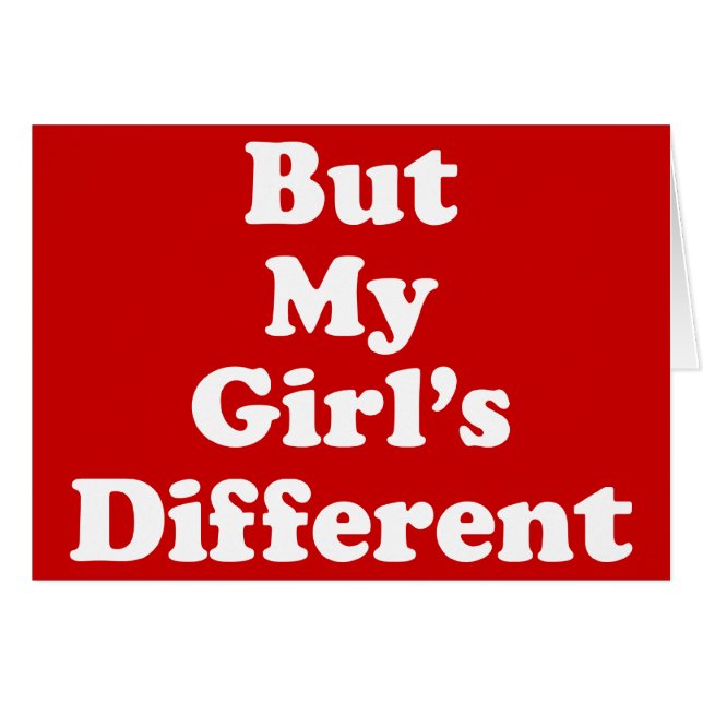 Maar mijn meisje is anders (Voorkant Horizontaal)