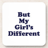Maar mijn meisje is anders bier onderzetter (Voorkant)