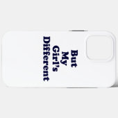 Maar mijn meisje is anders Case-Mate iPhone case (Achterkant (horizontaal))